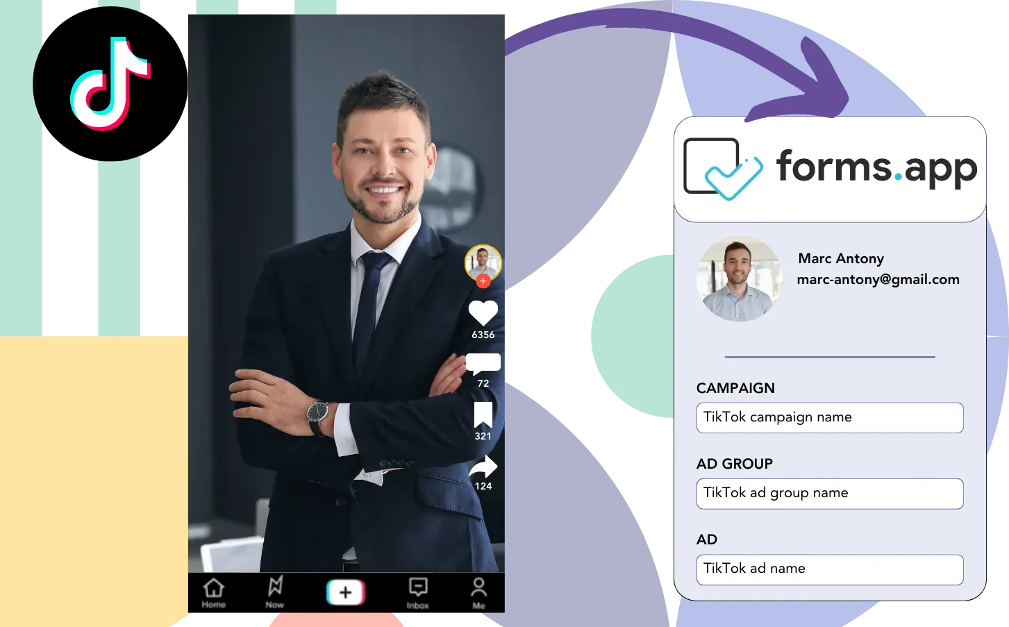 Track Tiktok ads data in Forms.app