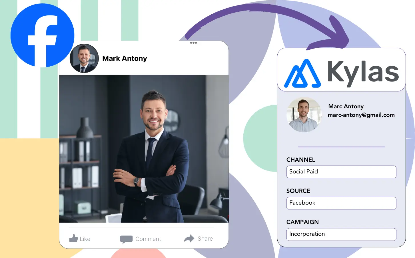 Track Facebook ads data in Kylas CRM